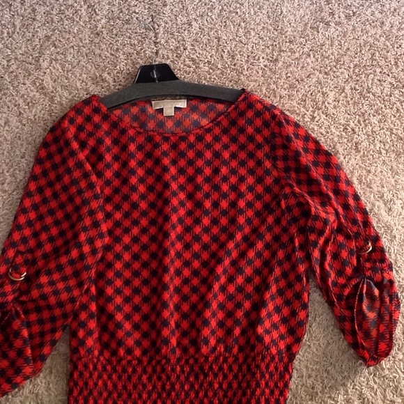 Michael Kors blue and Orange blouse - Picture 5 of 7